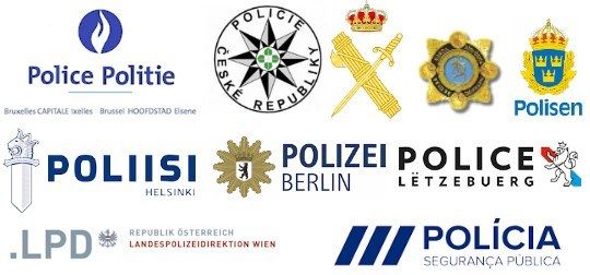 Teilnehmende Polizeien