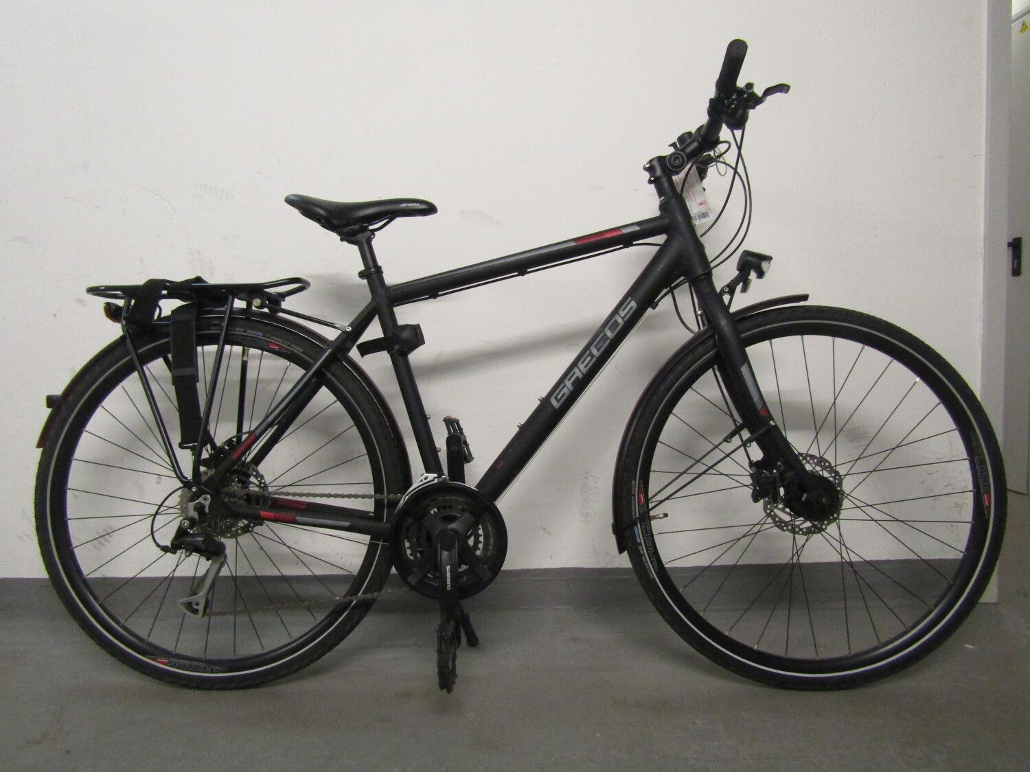 Schwarzes Herrenfahrrad
