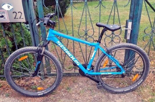 Blaues Fahrrad