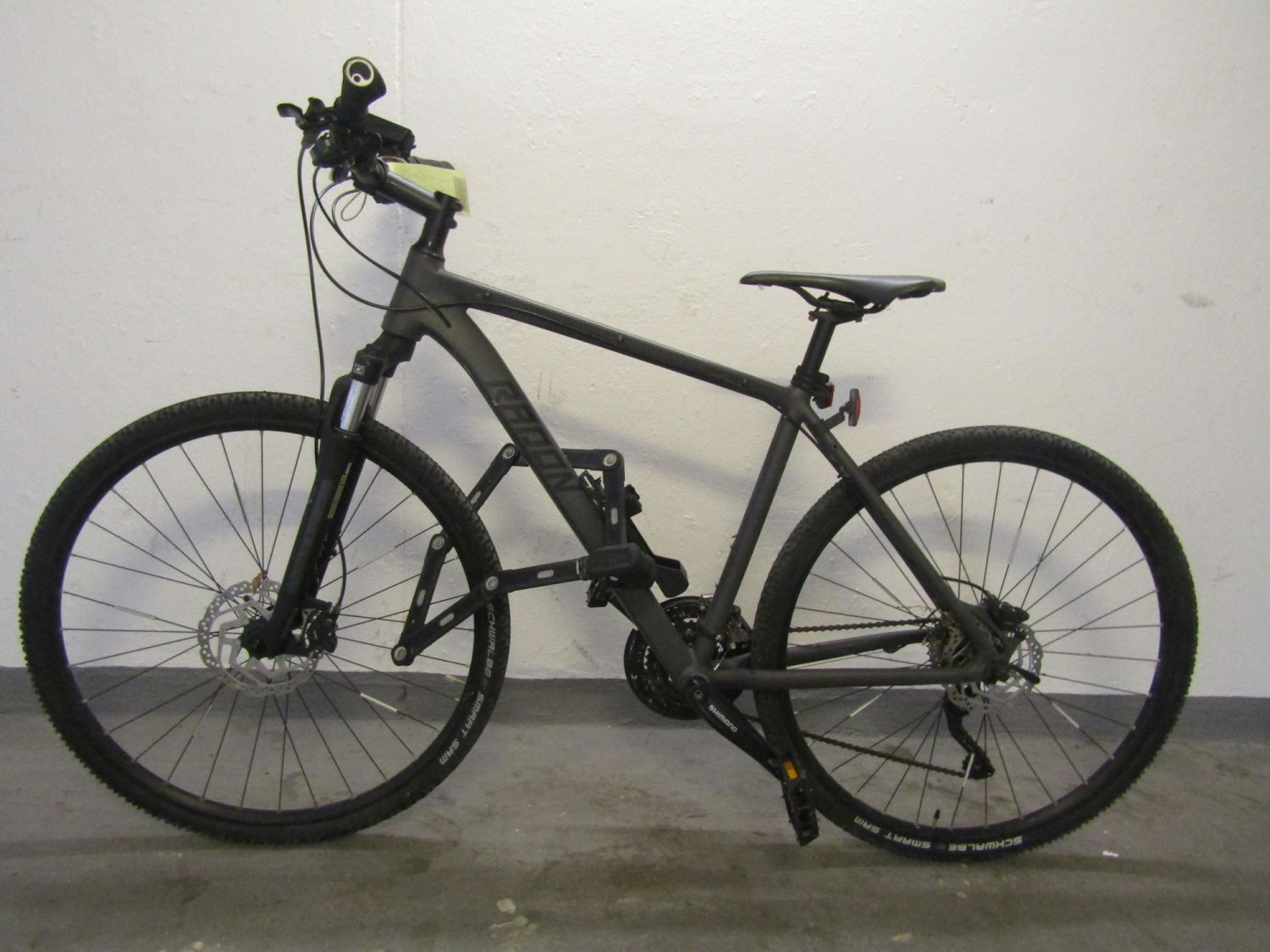 Graues Fahrrad
