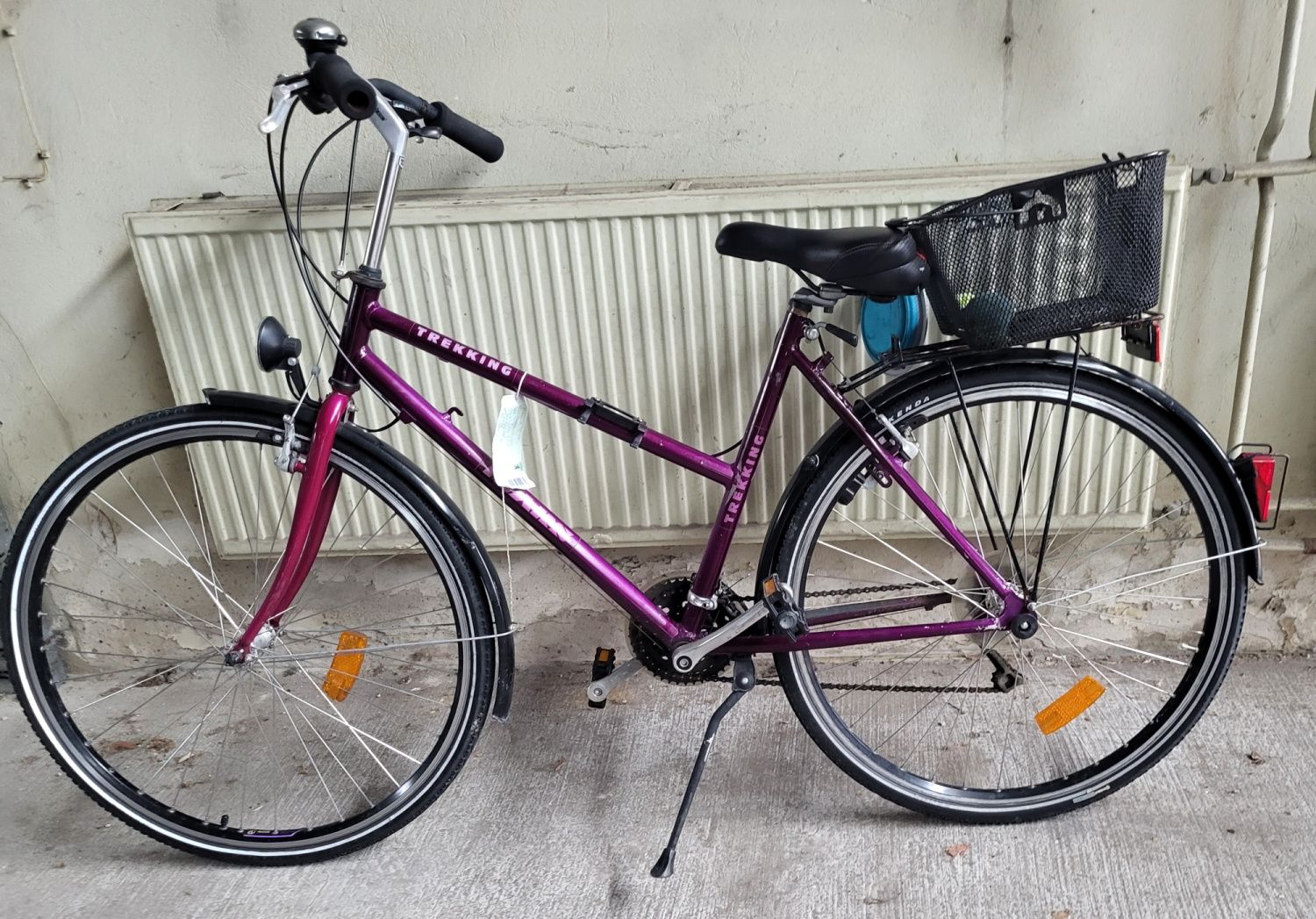 Lila Herrenfahrrad