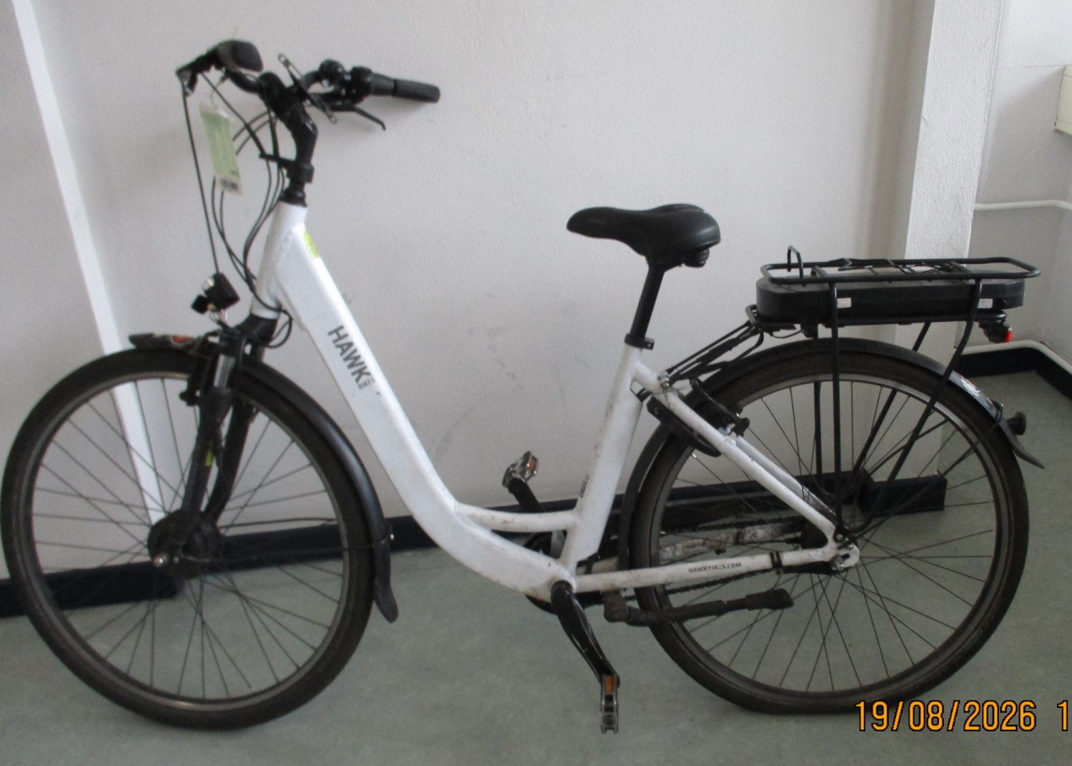 Weißes E-Bike