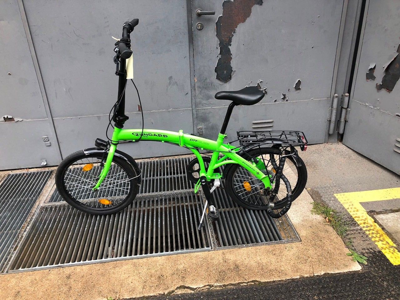 Grünes Klapprad