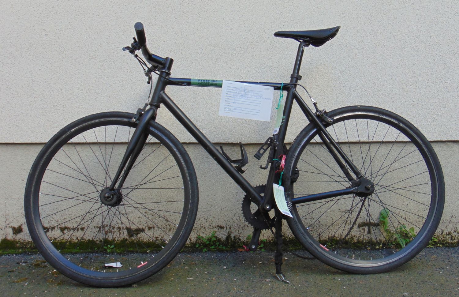 Graues Herrenfahrrad