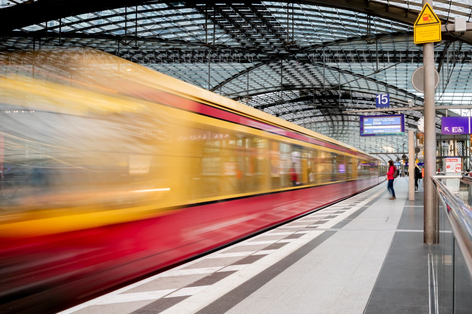 fahrende S-Bahn