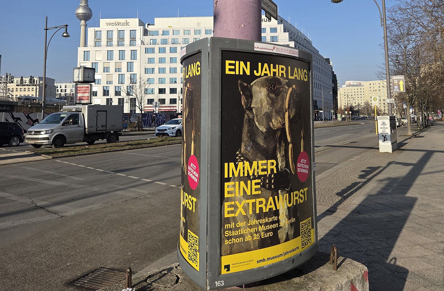 Stadtbild Berlin Werbekonzept