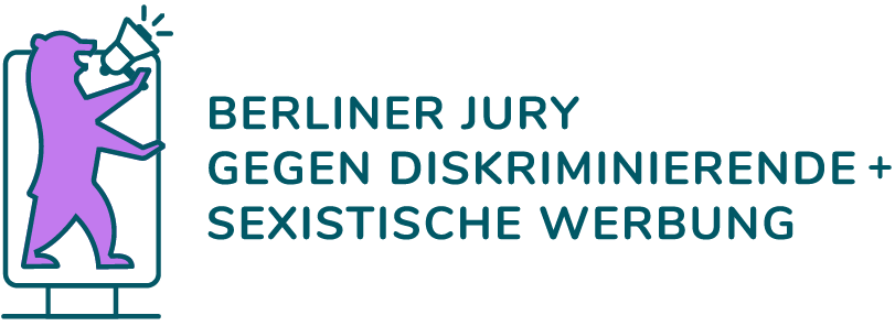 Logo der Berliner Jury gegen diskriminierende und sexistische Werbung