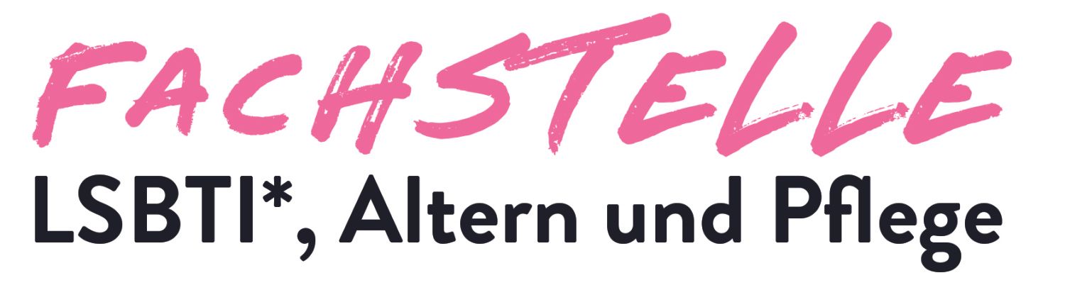 Logo Fachstelle LSBTI*, Altern und Pflege