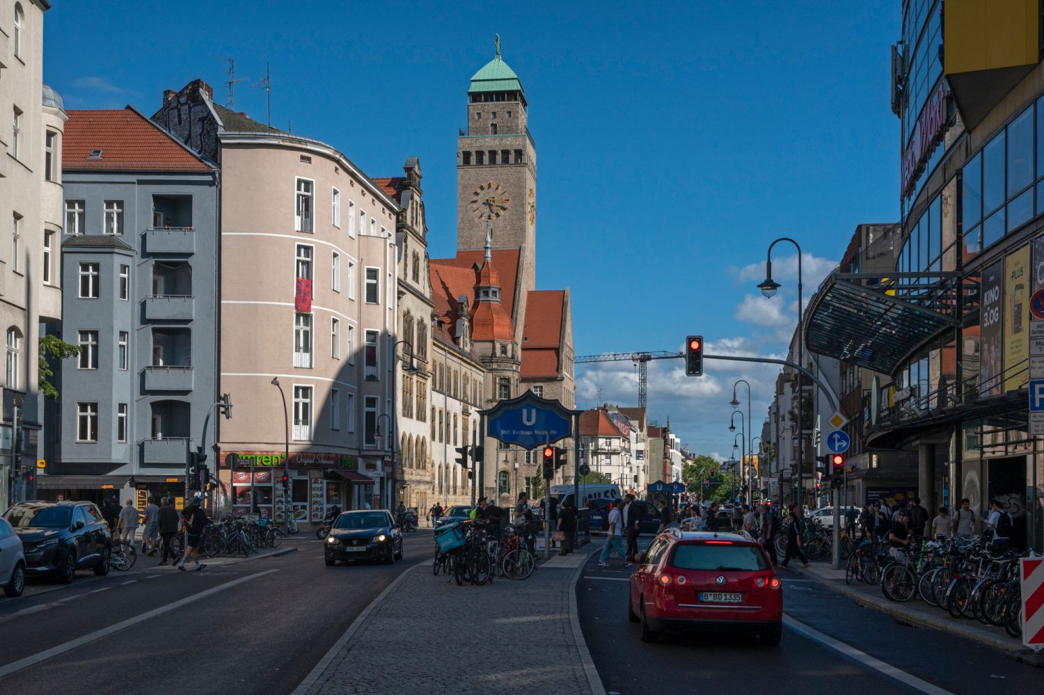 Fertiggestellte Karl-Marx-Straße