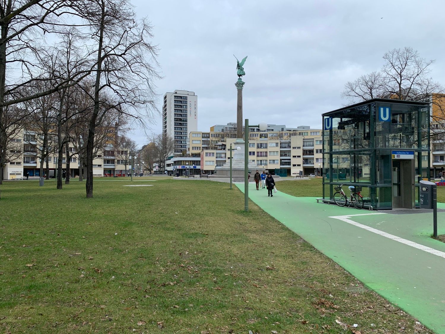 Der Mehringplatz nach der Umgestaltung
