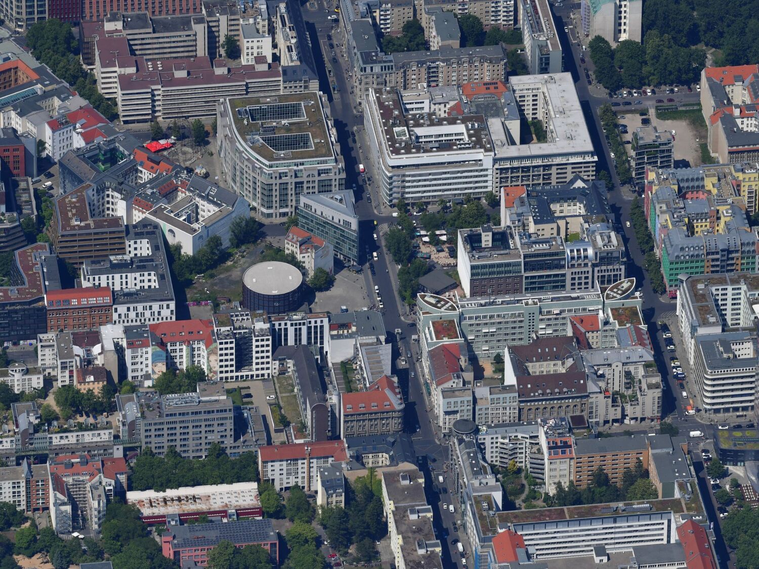Luftbild Checkpoint Charlie