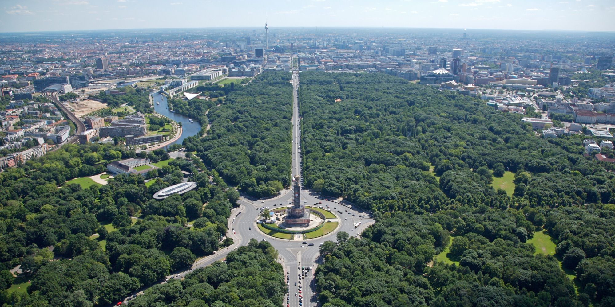 Blick über den Großen Tiergarten