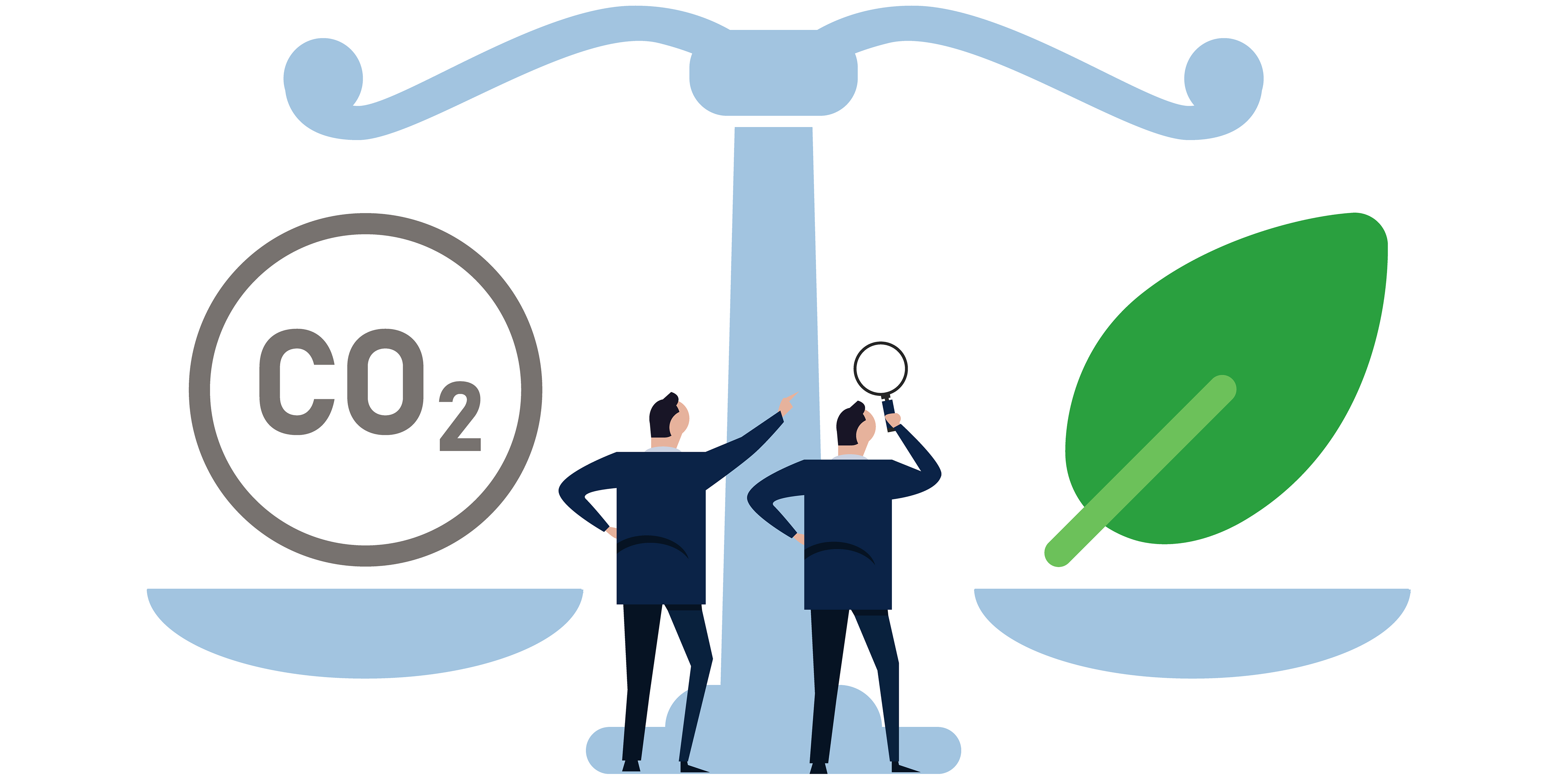 Ausgleich von CO2-Emissionen mit grünen Investitionen für Netto-Nullvektor