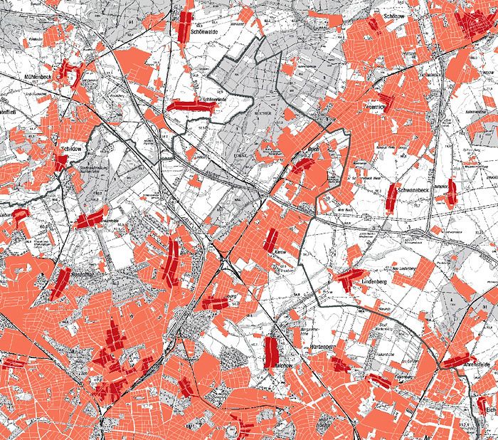 Berliner Barnim: Siedlungsentwicklung