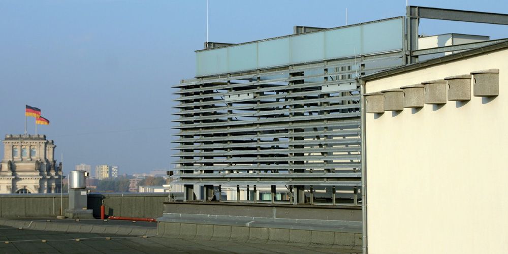 Nistkästen im Regierungsviertel