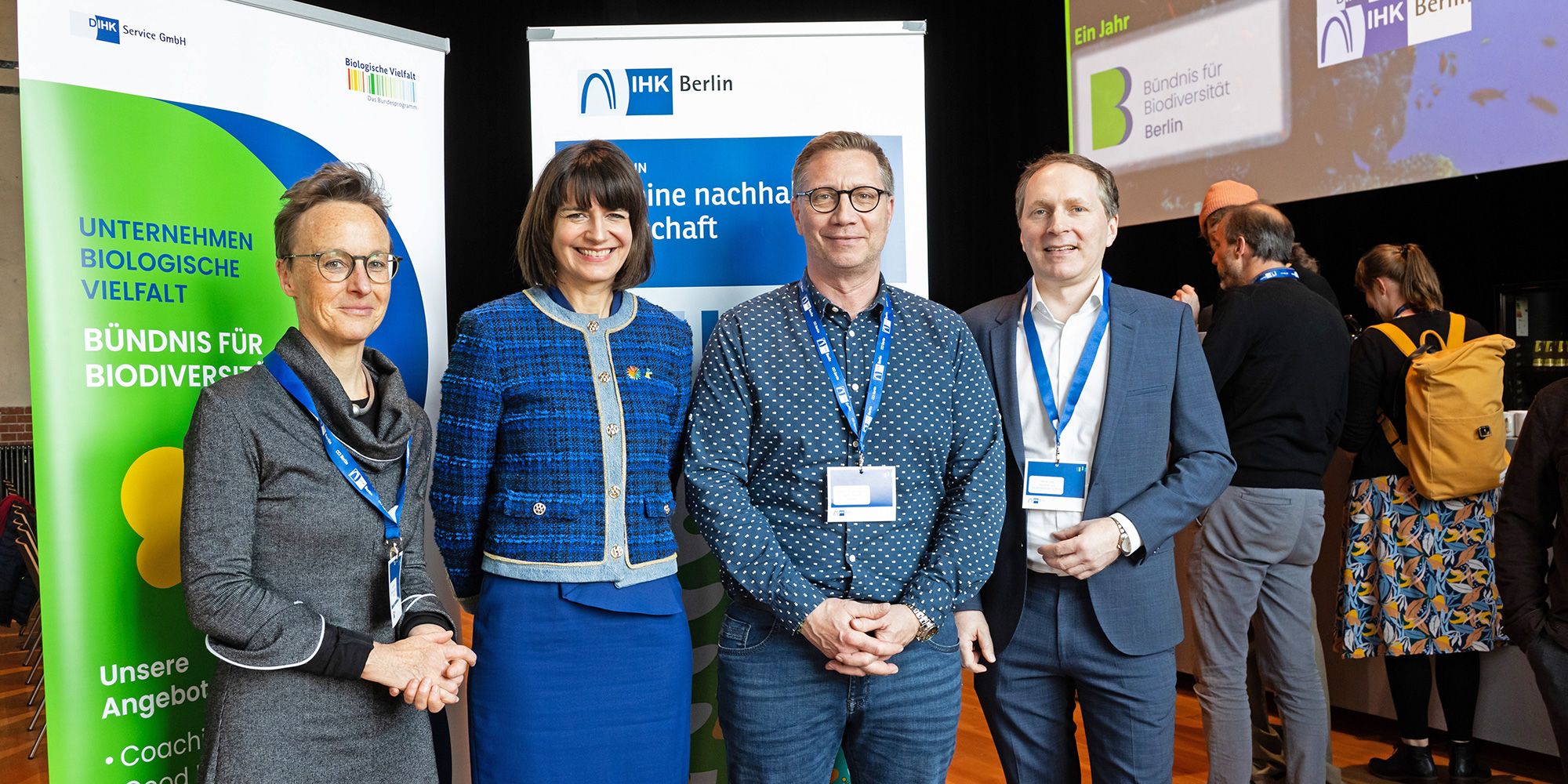Die Ein-Jahres-Feier Bündnis Biodiversität am 9. April 2025.