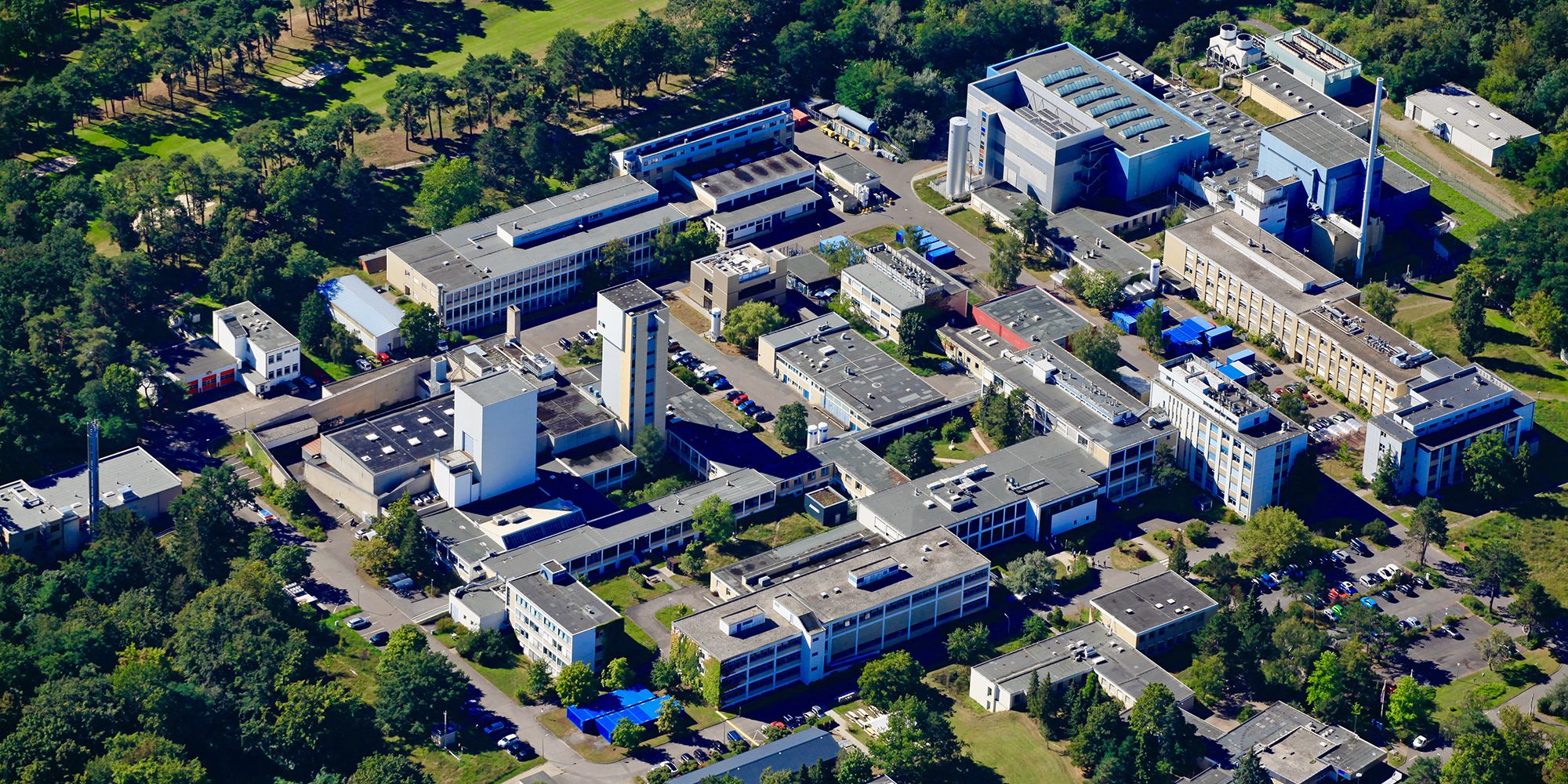Luftbild HZB Campus Berlin-Wannsee (September 2023)