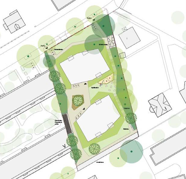 Teilprojekt A: Visualisierung der Baukörper mit dem Planungsstand der Leistungsphase 2.