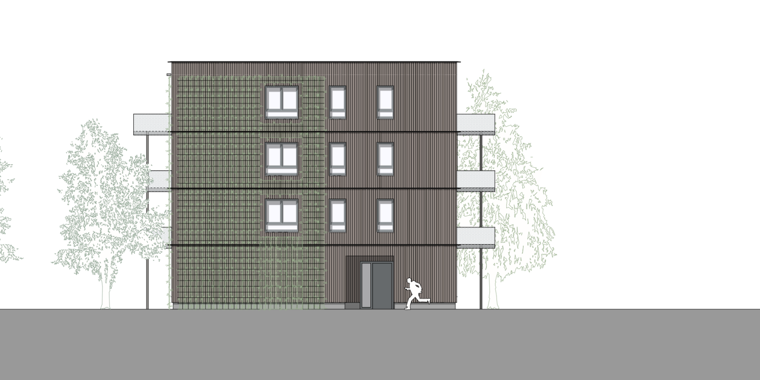 Teilprojekt B: Visualisierung der Baukörper mit dem Planungsstand der Leistungsphase 2. (Bild: Arnold und Gladisch Objektplanung Generalplanung GmbH)