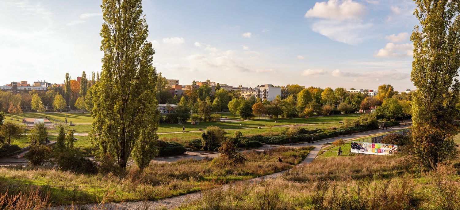 Sicht auf den Berliner Mauerpark