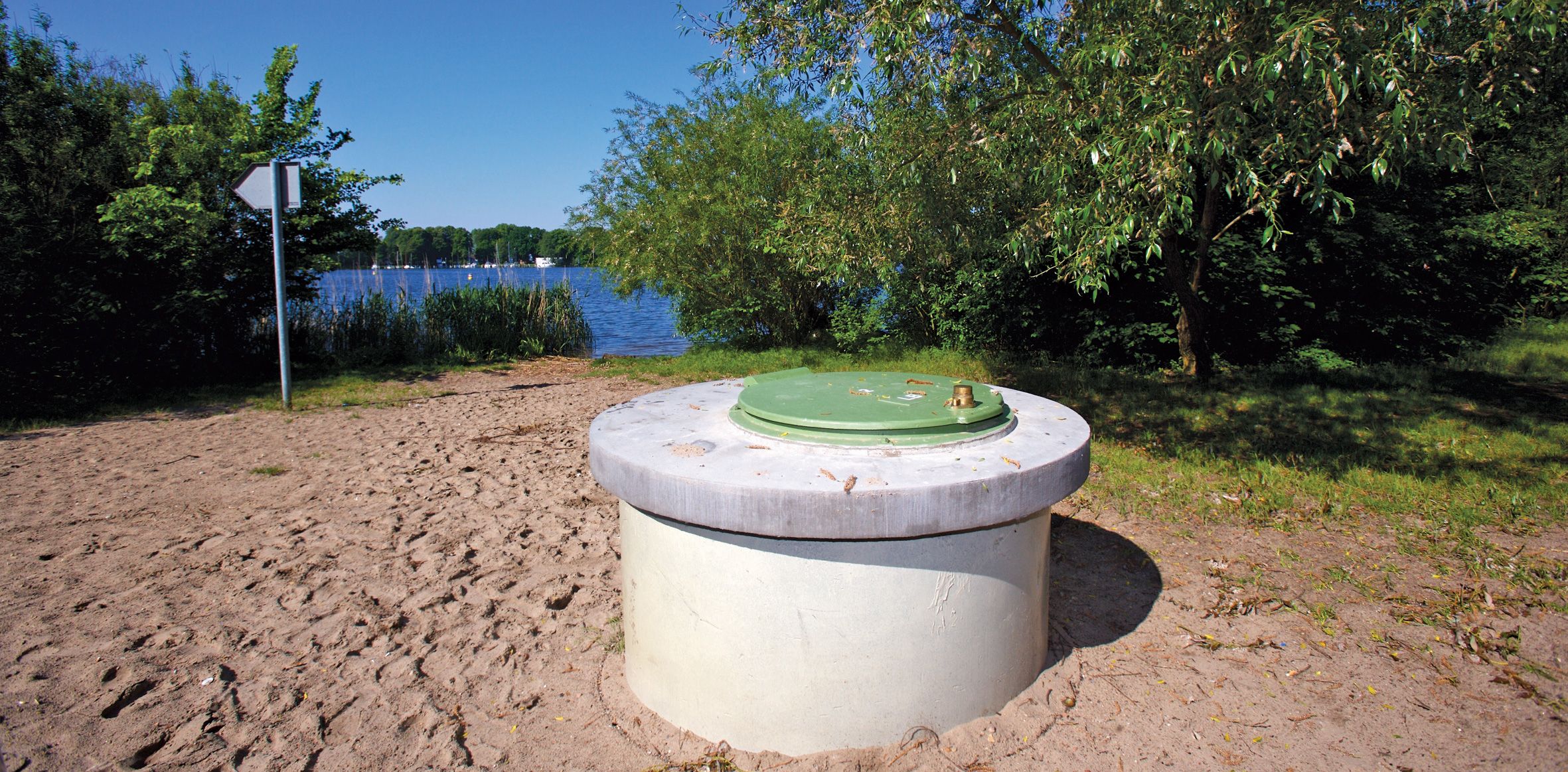 Brunnengalerie an der Havel (Bild: Berliner Wasserbetriebe / Joachim Donath)