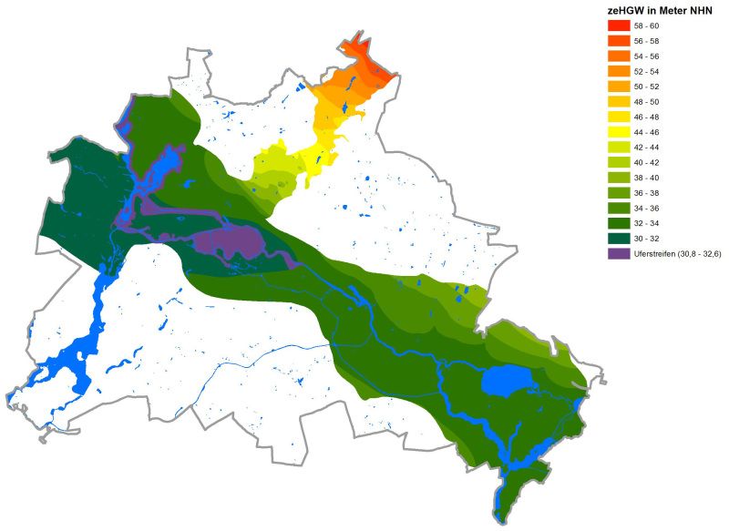 Karte zeHGW (Bild: Umweltatlas Berlin)