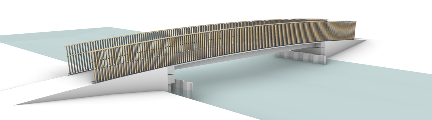 3D-Visualisierung Brückenansicht (Bild: schlaich bergermann partner)