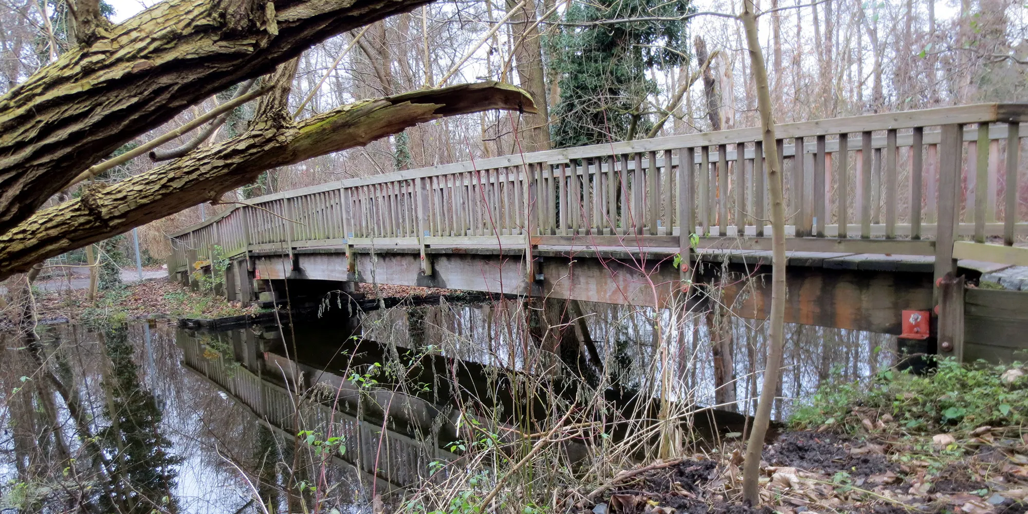 Bestandsbrücke in Richtung Norden (Bild: SenMVKU)