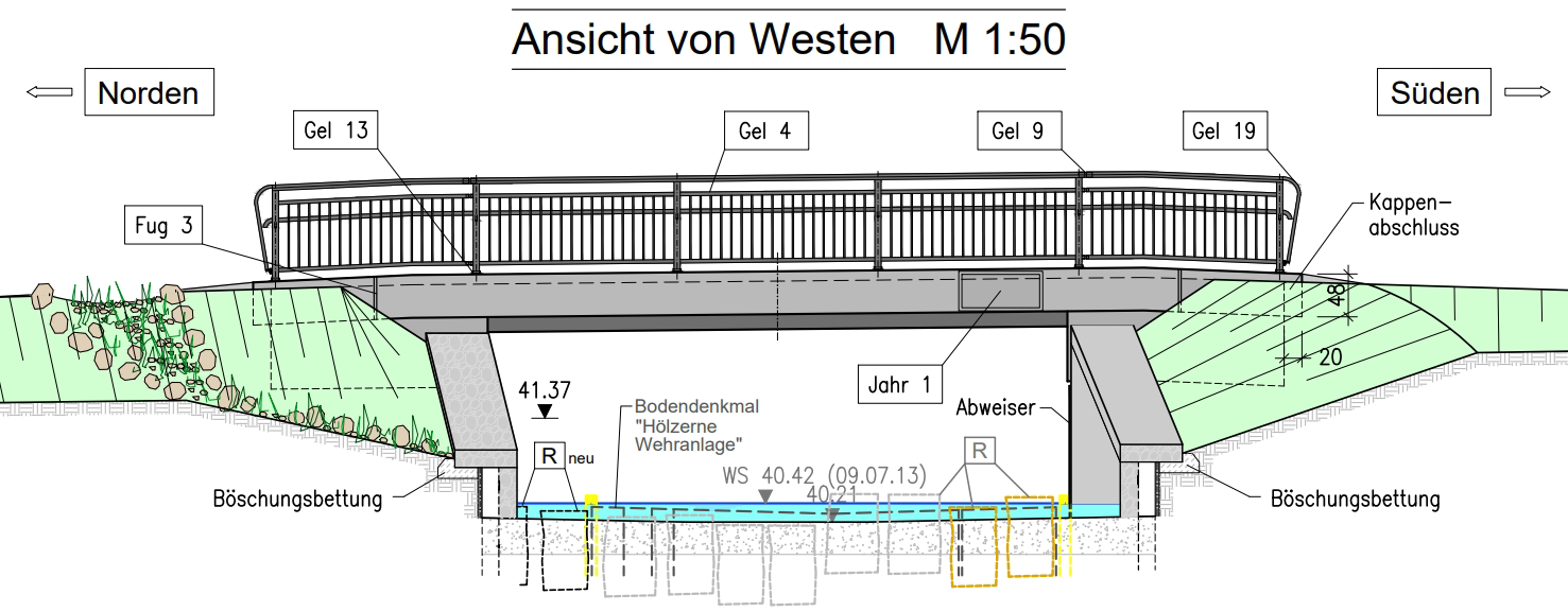 Ansicht von Westen (Auszug Entwurf) (Bild: SenMVKU)
