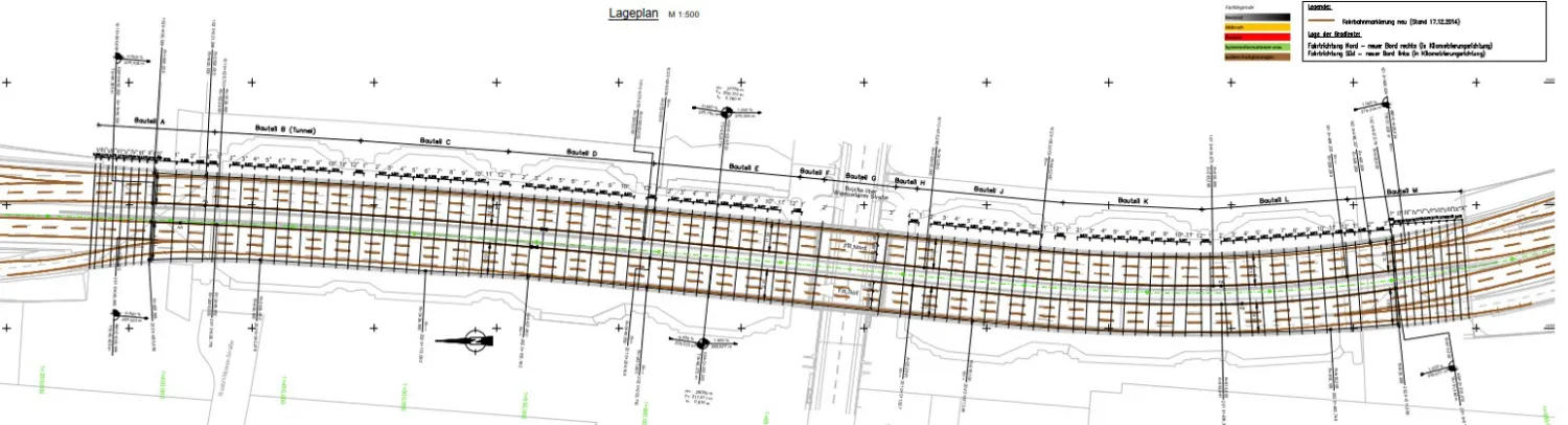 Tunnel Lageplan (Bild: SenMVKU / Dorsch International)