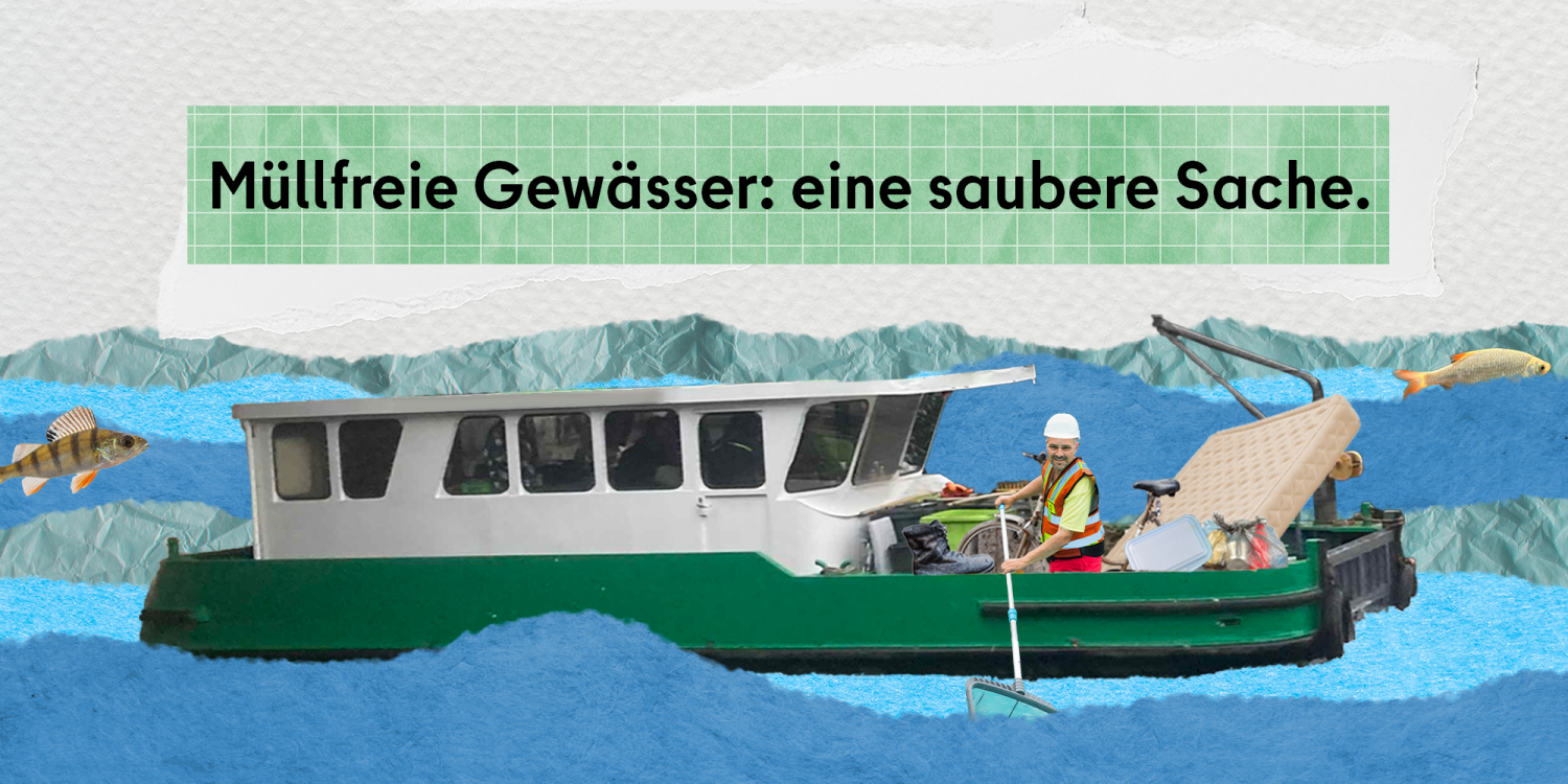 Müllfreie Gewässer: eine saubere Sache