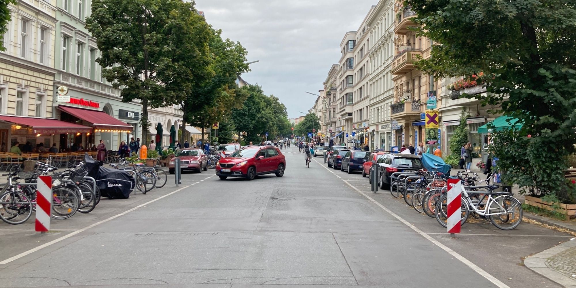 Heutiger Zustand Bergmannstraße
