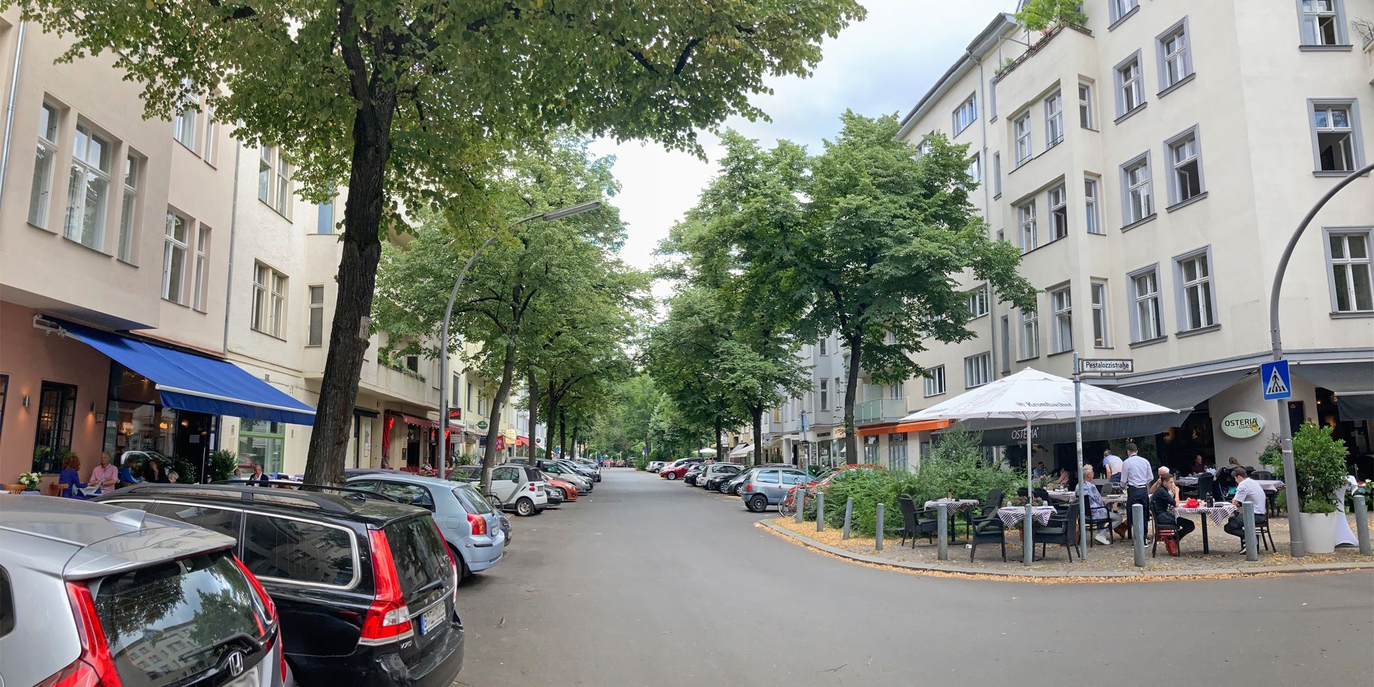 Jetziger Zustand Grolmanstraße