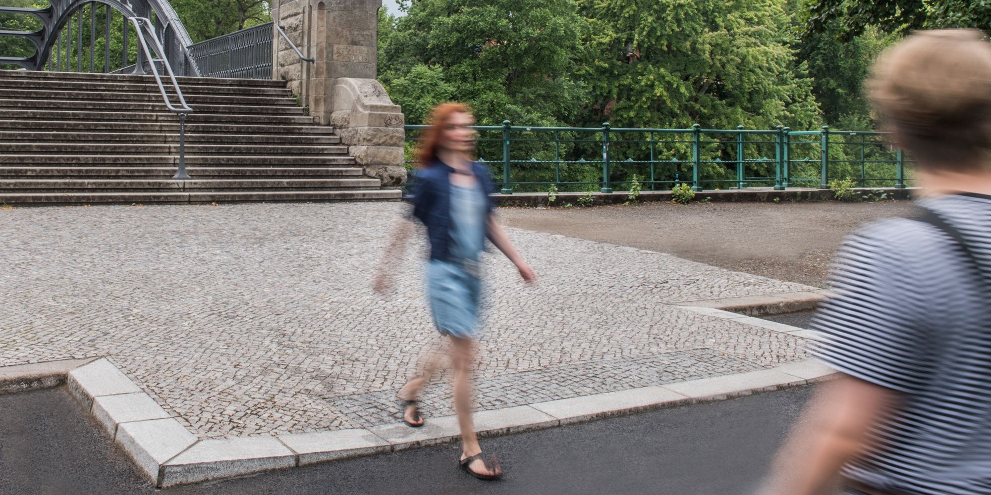 Mobilität, Fussgänger, Gehwegvorstreckung