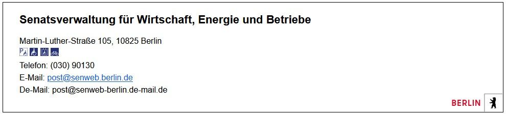 SenWiEnBe Kontaktfeld