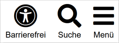 Drei Zeichen