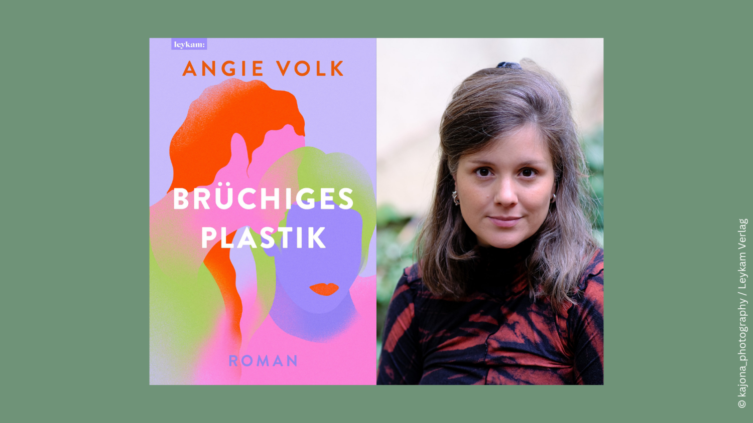 Buchcover und Autorinnenfoto