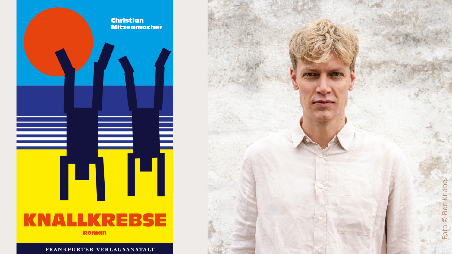 Buchcover und Autorenfoto