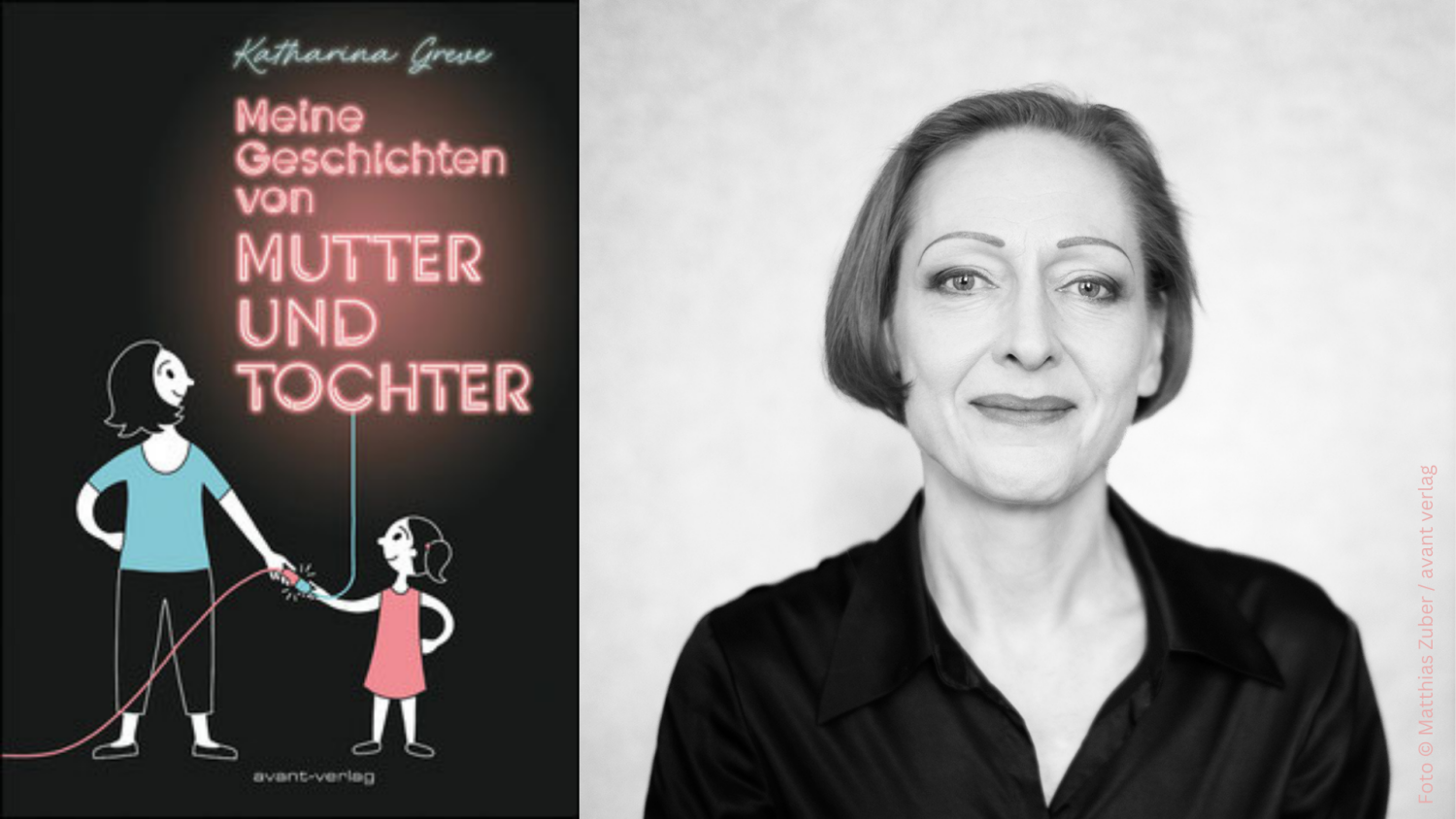 Buchcover und Autorinnenfoto