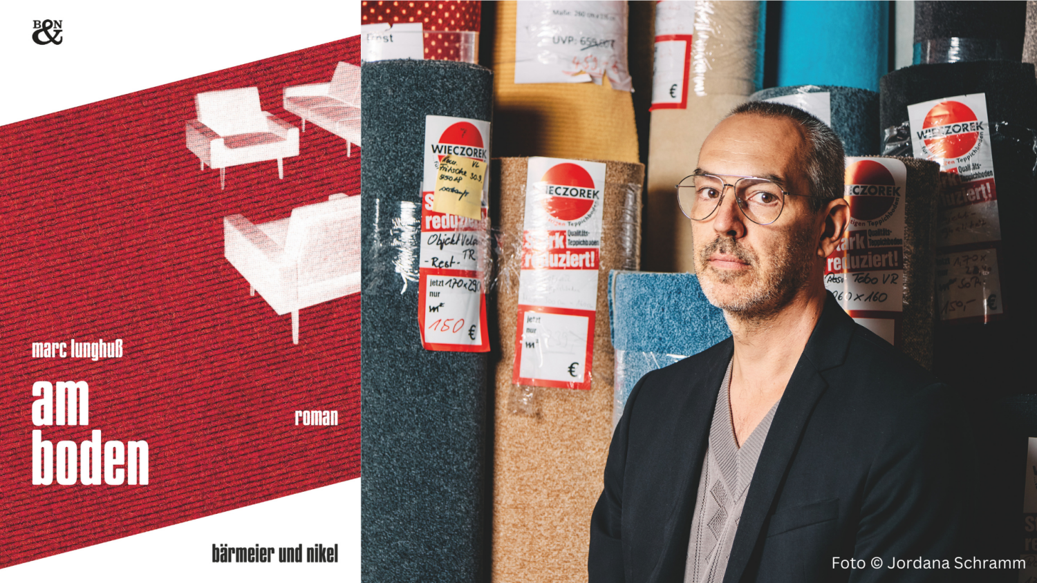 Buchcover und Autorenfoto
