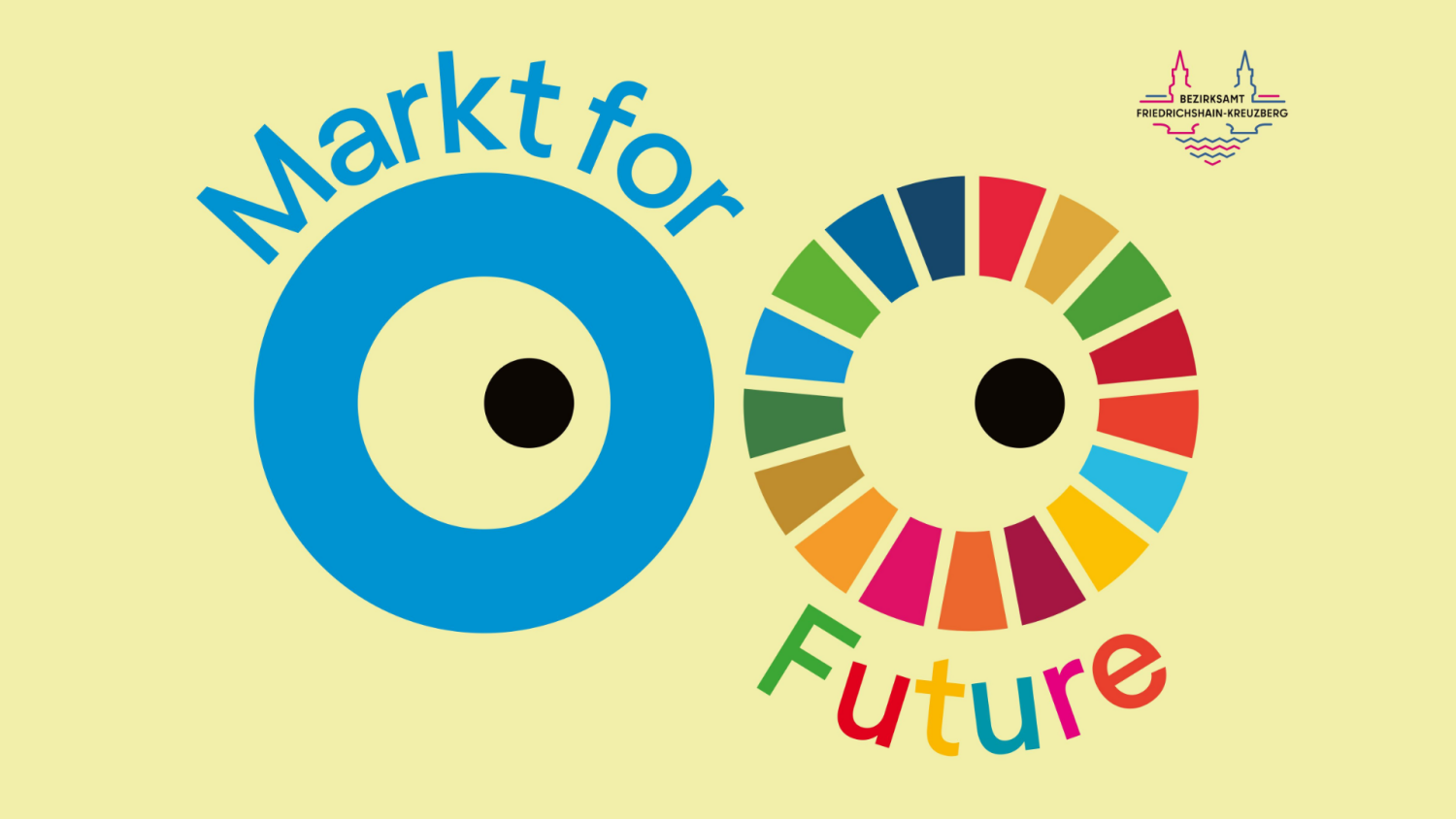 Grafik mit Veranstaltungstitel, großen Augen und dem SDG-Kreis
