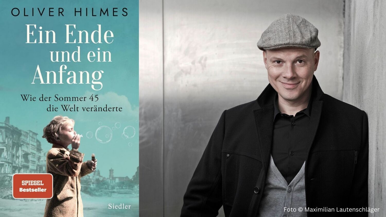 Buchcover und Autorenfoto
