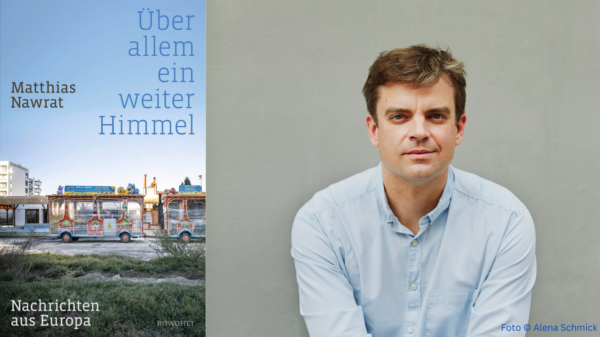 Buchcover und Autorenfoto
