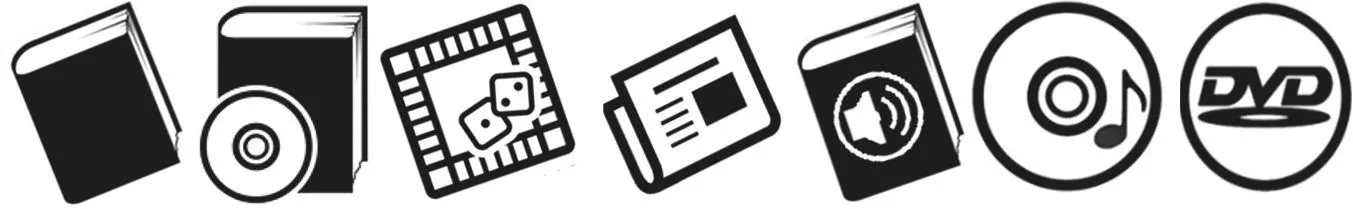 Medienangebot Piktogramme