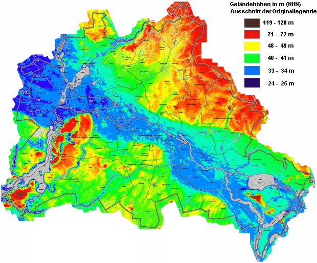 Abb. 4: Morphologische Skizze von Berlin