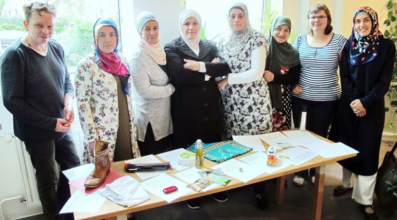 Frauen aus dem Deutschkurs