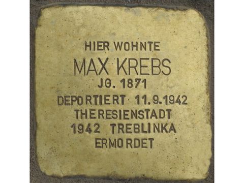 Stolperstein Max Krebs