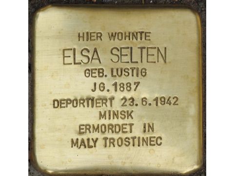 Stolperstein Elsa Selten 