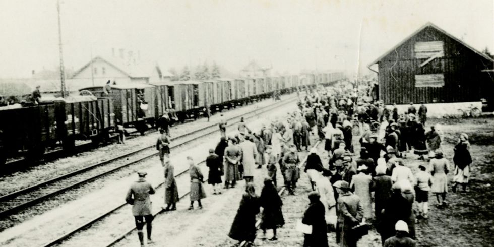 Deportation der Bewohner des Ghettos Körmend (Ungarn) nach Auschwitz-Birkenau
