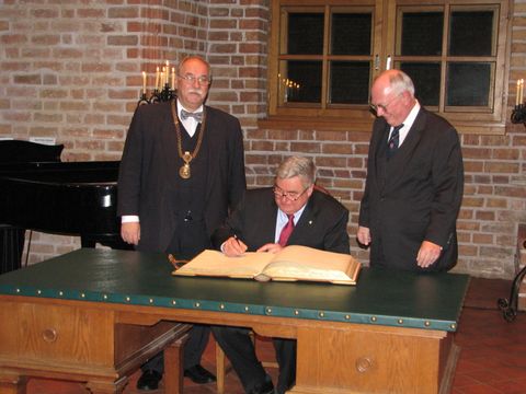Konrad Birkholz, Hans-Joachim Ernst und Jürgen Vogt (von links nach rechts)